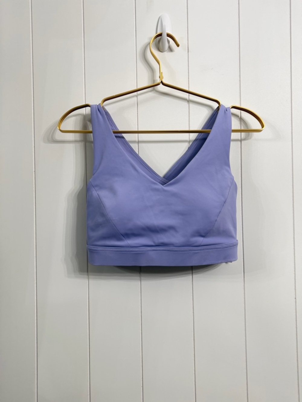 lululemon athletica Lavender Cropped Supportive Tank